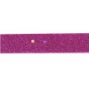 Bordiurki koronkowe bawełniane , samoprzyl. Metallic Pink , Rolka 2mb  , Kod: TL-GLITAPE 23MR