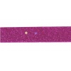 Bordiurki koronkowe bawełniane , samoprzyl. Metallic Pink , Rolka 2mb  , Kod: TL-GLITAPE 23MR