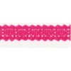 Bordiurki koronkowe bawełniane , samoprzyl. Wzór nr 2 , Kolor pink , Rolka 2mb  , Kod: TL-COTTON 223R