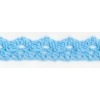 Bordiurki koronkowe bawełniane , samoprzyl. Wzór nr 1 , Kolor błękitny , Rolka 2mb  , Kod: TL-COTTON 131R