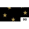 Bristol czarny w gwiazdy złote ( opak. 10 ark.) 50x70 Kod: FO5890