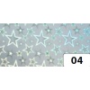 Karton holograficzny : Srebrne gwiazdy 25x35 cm a 5 ark. Kod :FO300404