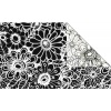Karton motywowy z nadrukiem biało-czarnym i czarno-białym we wzory stylizowanych kwiatów.Gramatura 270.Opakowanie 5 arkuszy formatu 24x34 cm. Kod towaru : UR118401