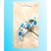Kwiatki papierowe : róże kolory biało-niebieskie . Kod towaru : K734-30 
