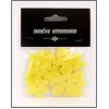 Kwiaty z filcu 14 szt. , Kolor: żółte , Kod: DS52014KW