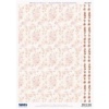 Papier tła wzór - różowe róże z dwoma bordiurkami. Papier kredowy 130g. Kod towaru : G83717