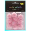 Pompon -glitter- - kolor różowy , średnica 25 mm , Kod : POM25-G26