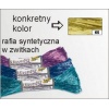 Raffia syntetyczna , zwitek 30 mb , .Kolor: złoty mat Kod towaru: FO9265