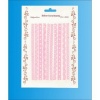 Różowe bordiurki koronkowe - wzór 3 . Kod towaru : STK-KOR 06