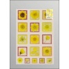 Stiker epoksydowy, rodzaj : Yellow Flowers 2 , Kod : ESTK-ROY3517