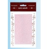 Stiker z 527 kryształkami wielkości 3 mm koloru pink Kod towaru : NT-K3 23