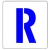 Szablon 7,5x8cm Litera : R (wielkie) Kod: ST-LT1W-R