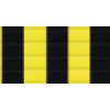 Tekturka falista , fala prosta E , żółto-czarne pasy 50x70 a 10-Kod: UR711012